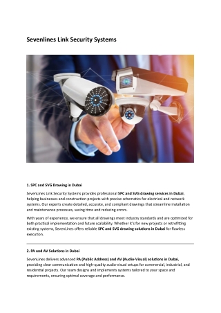 Fiber optic cabling companies in Dubai-Sevenlines