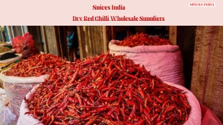 Dry Red Chilli Wholesale Suppliers