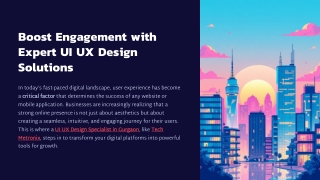 UI UX Design Service Provider in Gurgaon