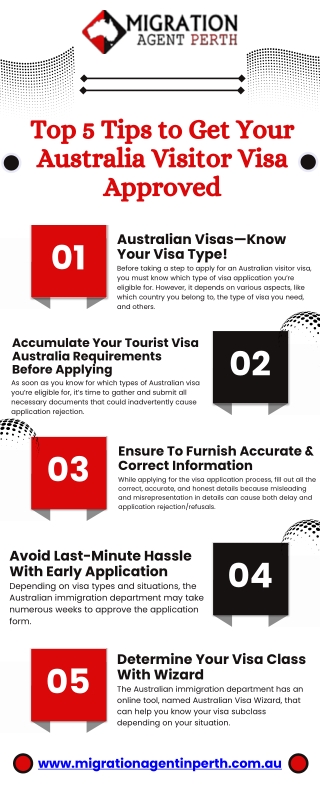 Top 5 Tips to Get Your Australia Visitor Visa Approved