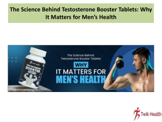 The Science of Testosterone Booster Tablets