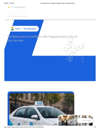 Pet Relocation in Kolkata HappyLocate's Consigned Skill