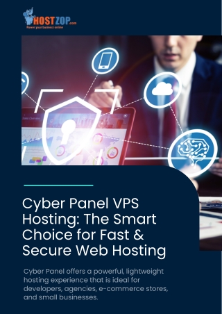 Cyber Panel VPS Hosting with HostzopBoost your online presence with Hostzop’s Cy