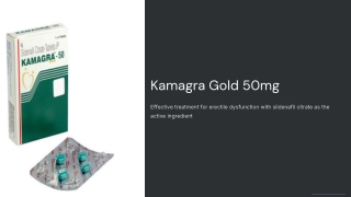 Kamagra Gold 50 mg – Sildenafil ED Aid