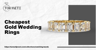 Cheapest Gold Wedding Rings  Elegant & Affordable Choices for Every Couple