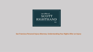 San Francisco Personal injury lawyer ppt