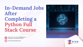 In-Demand Jobs After Completing a Python Full Stack Course