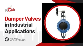 Damper Valves in Industrial Applications