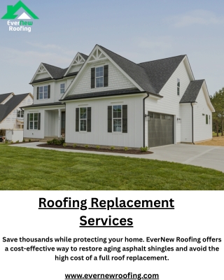 Professional Roofing Replacement Services – EverNew Roofing