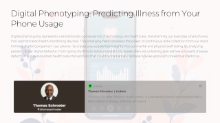 Digital Phenotyping: Predicting Illness from Your Phone Usage