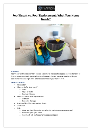 Roof Repair vs Replacement Guide for Spring, TX | ARR