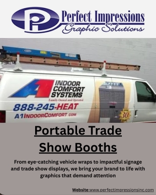 High-Quality Portable Trade Show Booths – Perfect Impressions