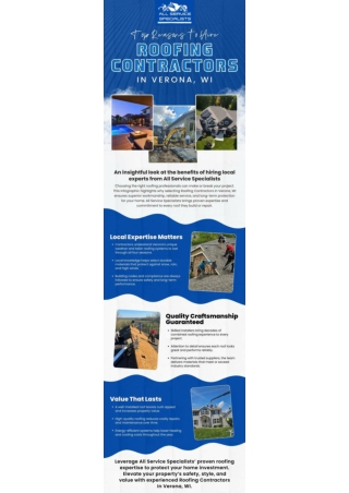 Insightful Reasons to Hire Roofing Contractors in Verona, WI