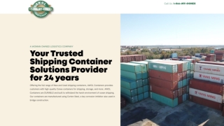 Get the Shipping Containers in Miami, FL