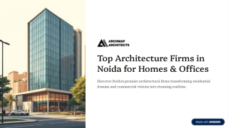 Top Architecture Firms in Noida for Homes & Offices
