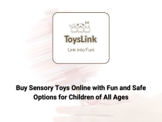 Buy Sensory Toys Online with Fun and Safe Options for Children of All Ages
