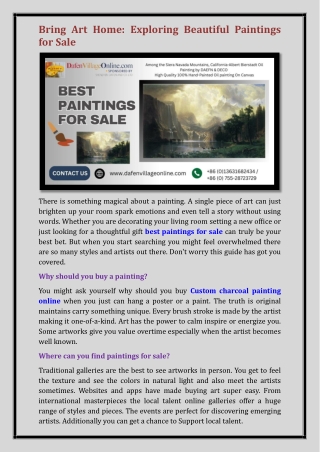 best paintings for sale