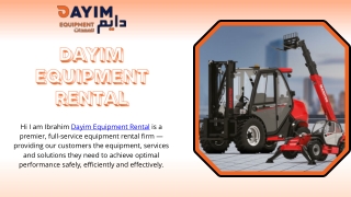 Scissor Lift Training – Dayim Equipment Rental