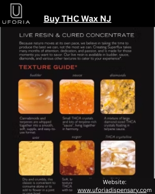 Buy THC Wax NJ – Premium Cannabis Concentrates at Uforia Dispensary