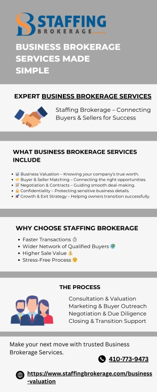 Business Brokerage Services