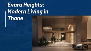 Evara Heights Modern Living in Thane