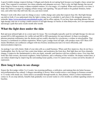 Wrinkle Reduction for Women: Red Light Therapy Over Time