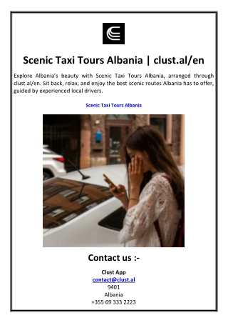 Scenic Taxi Tours Albania  clust.al
