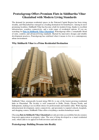 flats in siddharth vihar ghaziabad