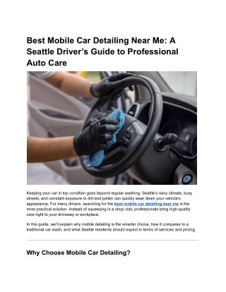 For many Seattle residents, life moves fast. Between busy work schedules, family