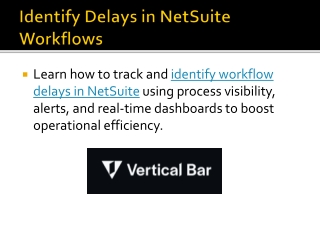 Identify Delays in NetSuite Workflows