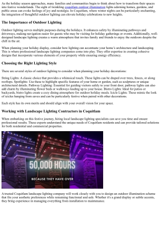Planning Festivities Around The Holidays? Check Out Our Christmas Light Inspirat