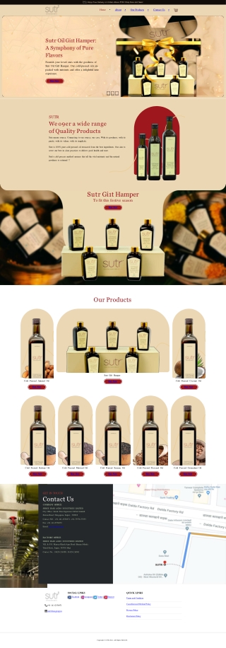 Sutr India – Premium Cold Pressed Oil for Natural Wellness