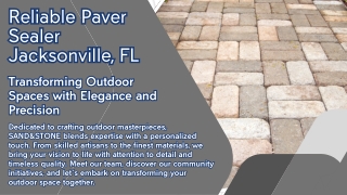 Reliable Paver Sealer Jacksonville, FL