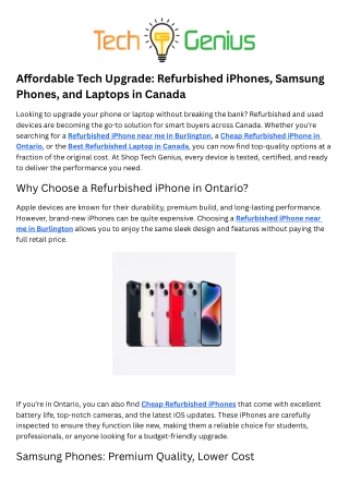 Cheap Refurbished Iphone Ontario