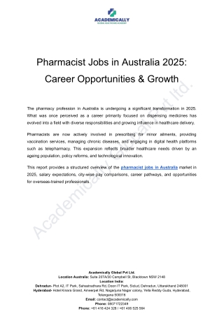 Pharmacist Jobs in Australia 2025_ Career Opportunities & Growth
