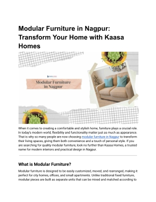 Modular Furniture in Nagpur