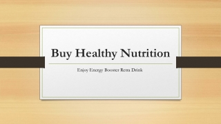 Enjoy Energy Booster Retra Drink