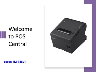 Epson TM-T88VII Direct Thermal Receipt Printer – Fast & Reliable POS Solution