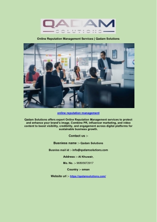 Affordable Digital Marketing Packages | Qadam Solutions