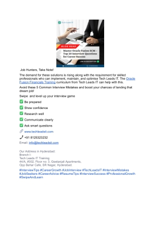 Master Finance with Oracle Fusion Financials Course