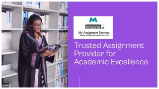 Trusted Assignment Provider for Academic Excellence