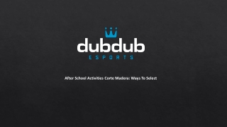 After School Activities Corte Madera