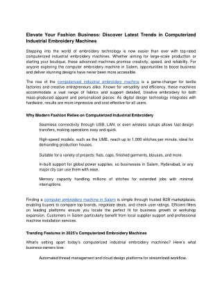 Elevate Your Fashion Business_ Discover Latest Trends in Computerized Industrial Embroidery Machines (1)