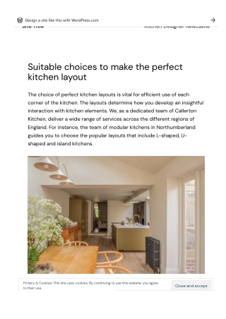 Suitable choices to make the perfect kitchen layout