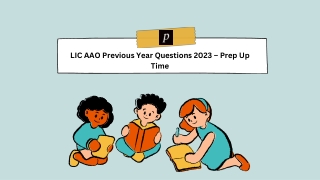 LIC AAO Previous Year Questions 2023 – Prep Up Time