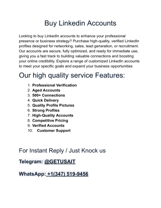 Unlock Your Outreach: High-Connection LinkedIn Account - 2k  Connections, Stable