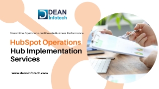 HubSpot Operations Hub Implementation Services