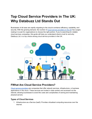 Top Cloud Service Providers in India_ Why Databuzz Ltd (1)