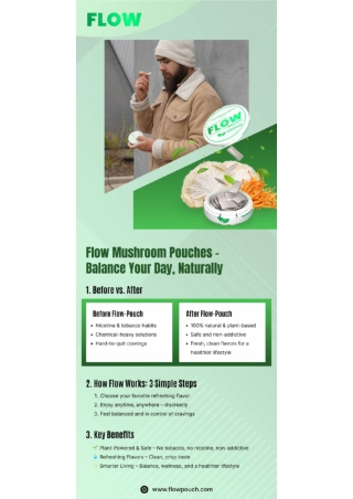 Flow Mushroom Pouches – Balance Your Day, Naturally