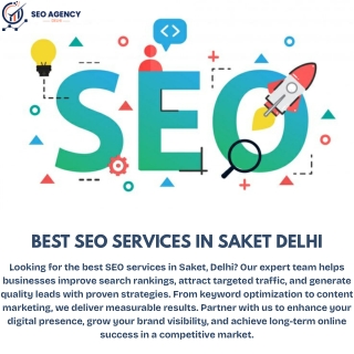 BEST SEO SERVICES IN SAKET DELHI